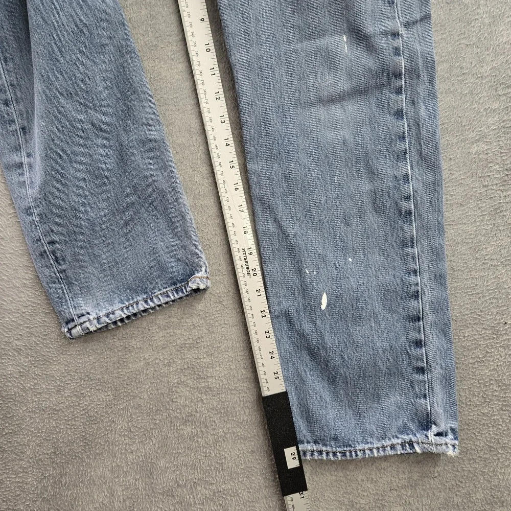 Levi's 501 Men Jeans 32X30 Light Blue Denim Straight Leg Y2K Button Fly READ